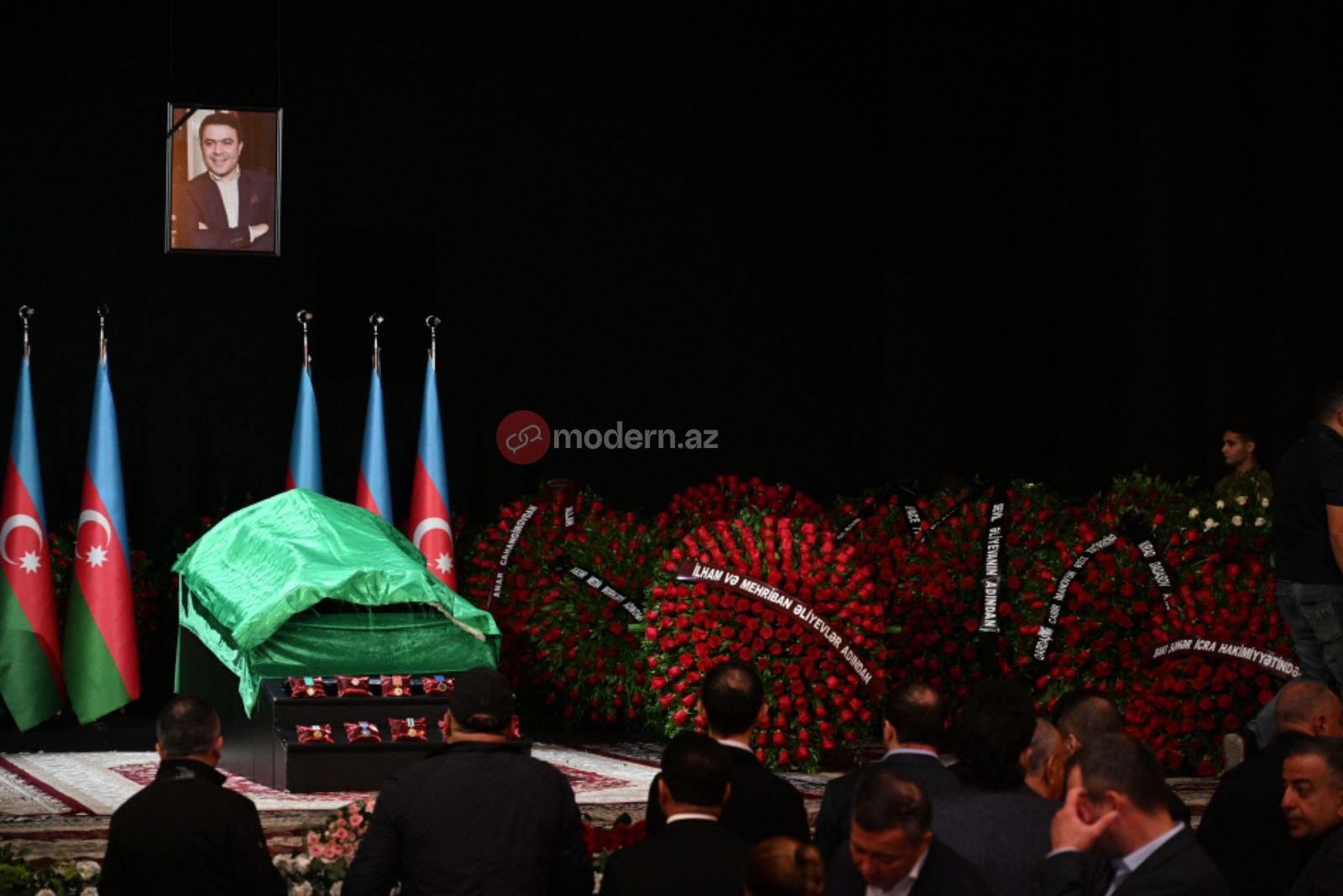 Cabir İmanov son mənzilə yola salındı - FOTOREPORTAJ