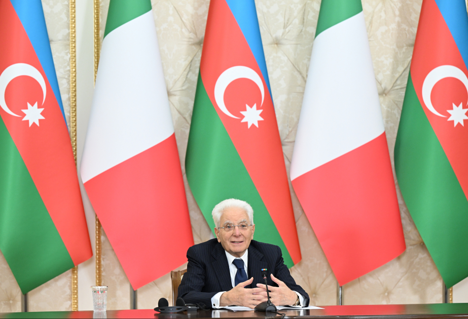 İtaliya bu dostluqdan çox fərəhlənir - Sercio Mattarella
