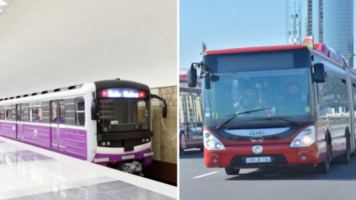 Metro və avtobuslarda YENİ QİYMƏT