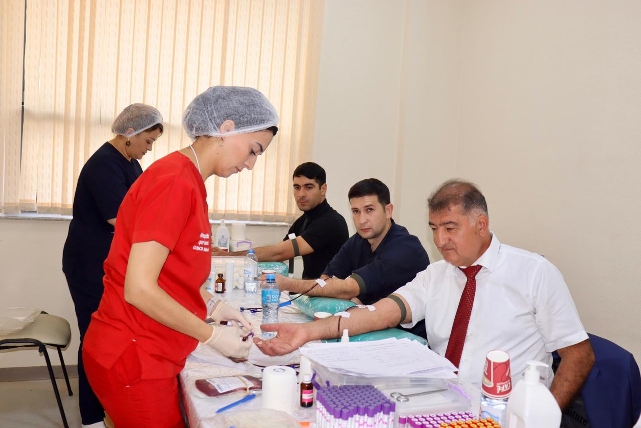 Samuxda qanvermə aksiyası keçirilib - FOTO