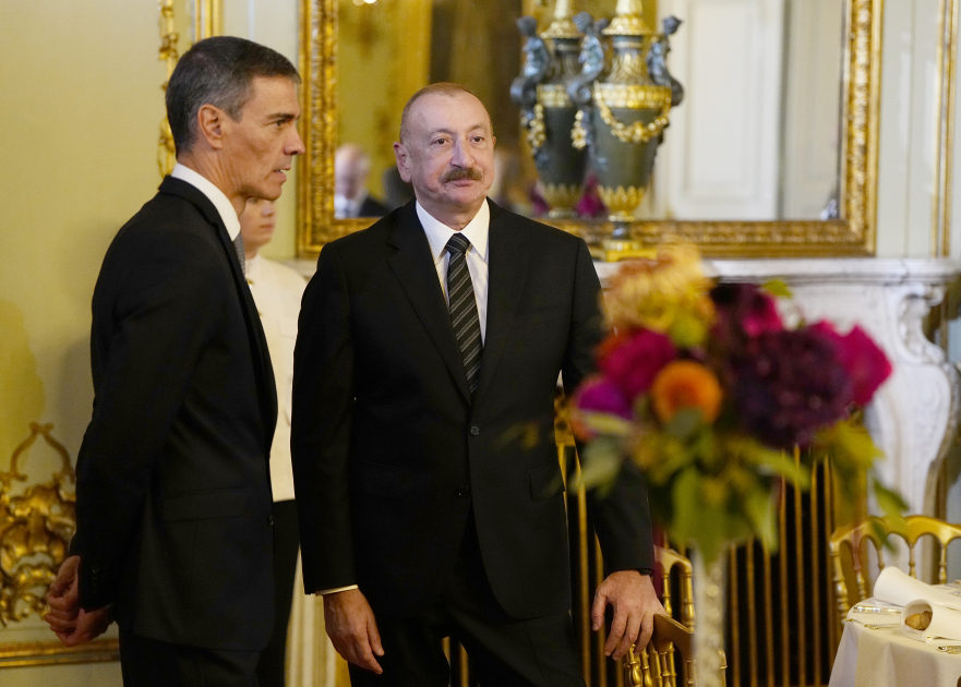 Prezident Kopenhagendə ziyafətdə iştirak etdi