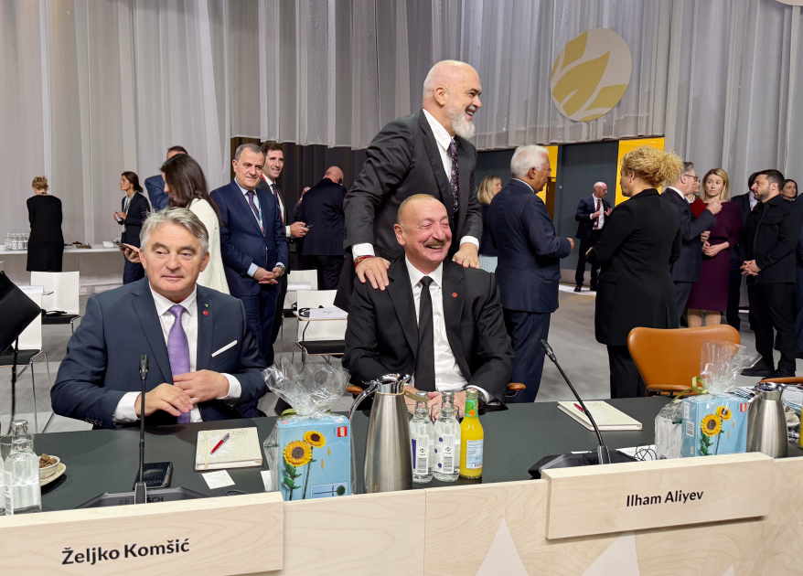 Prezident “Avropa Siyasi Birliyi”nin Zirvə toplantısının plenar sessiyasında - FOTO