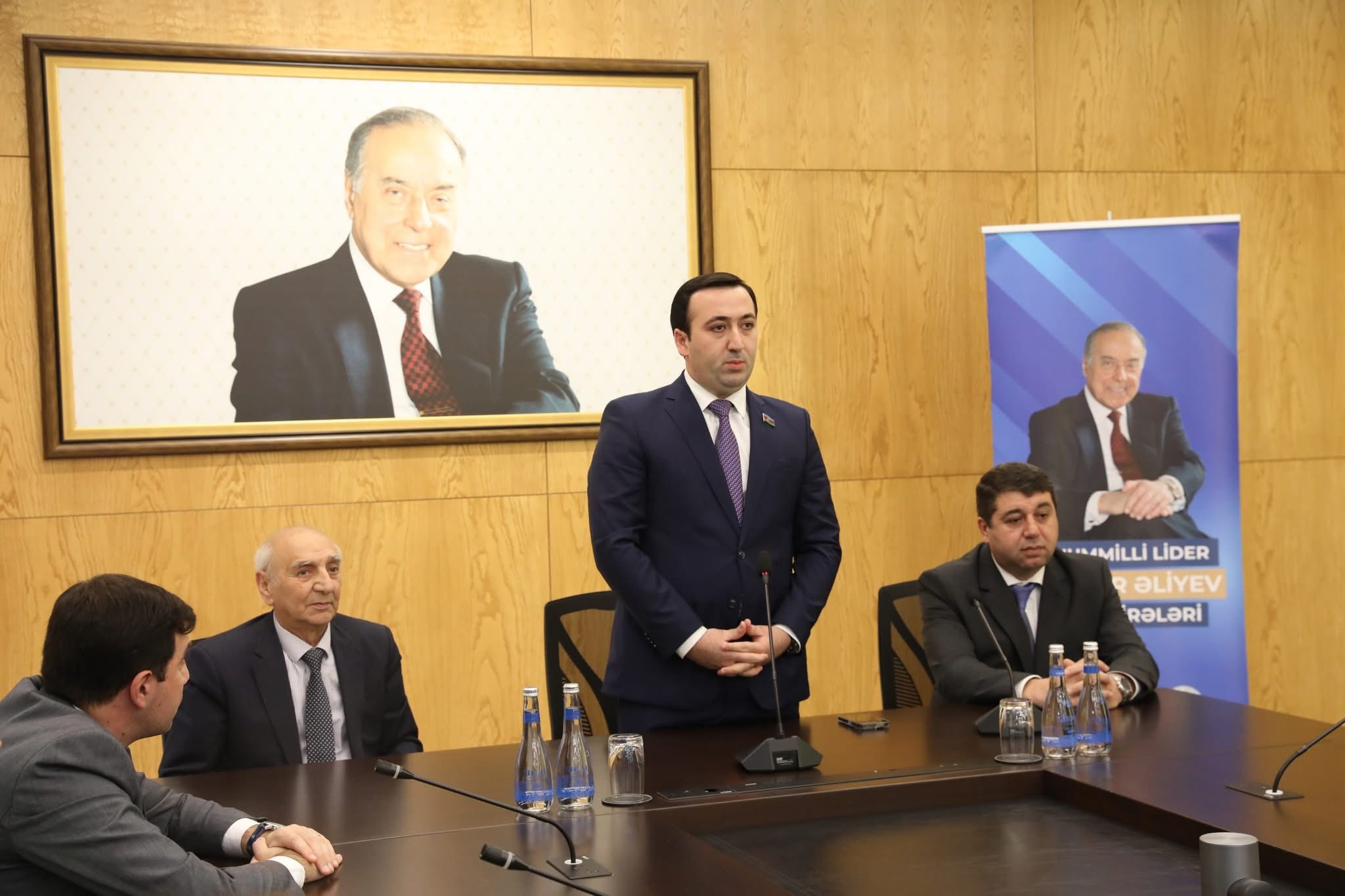 Mahir Süleymanlı BDU-da “Heydər Əliyev mühazirələri” layihəsinin qonağı olub