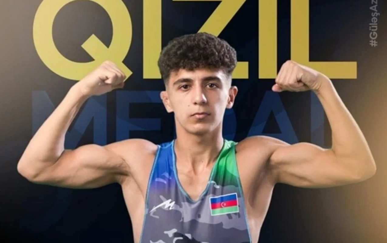 Güləşçimiz qızıl medal qazandı