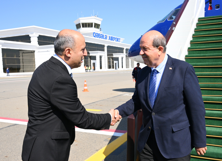 Ersin Tatar Qəbələyə gəldi