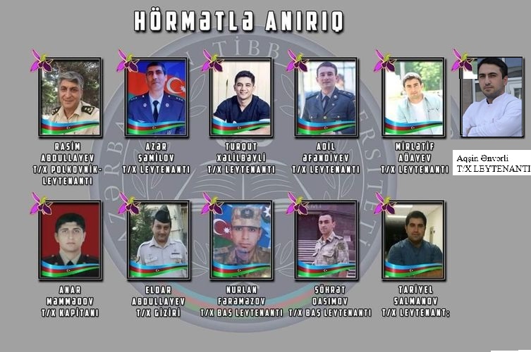 11 həkim, 7 feldşer, 26 sanitar - Ağ xalatlı ŞƏHİDLƏR