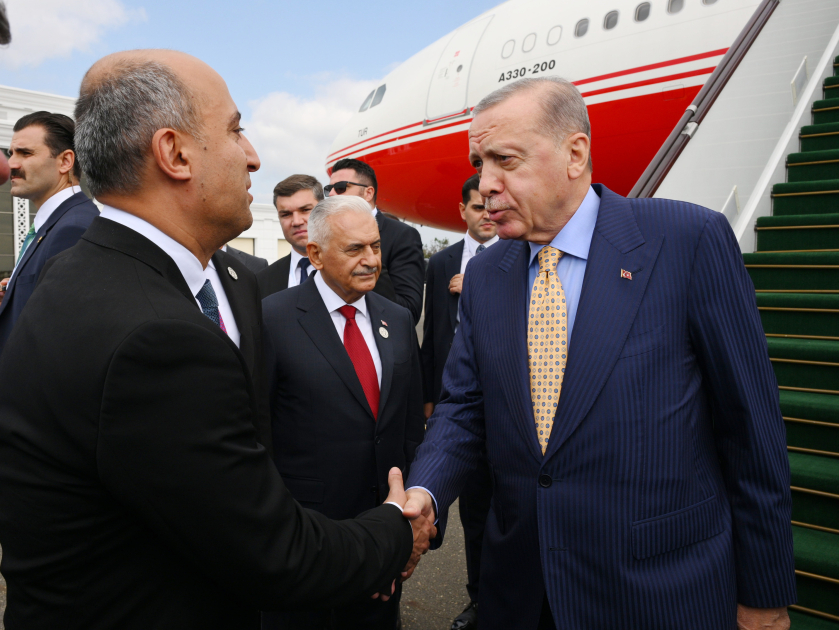 Ərdoğan Azərbaycana gəldi - FOTO