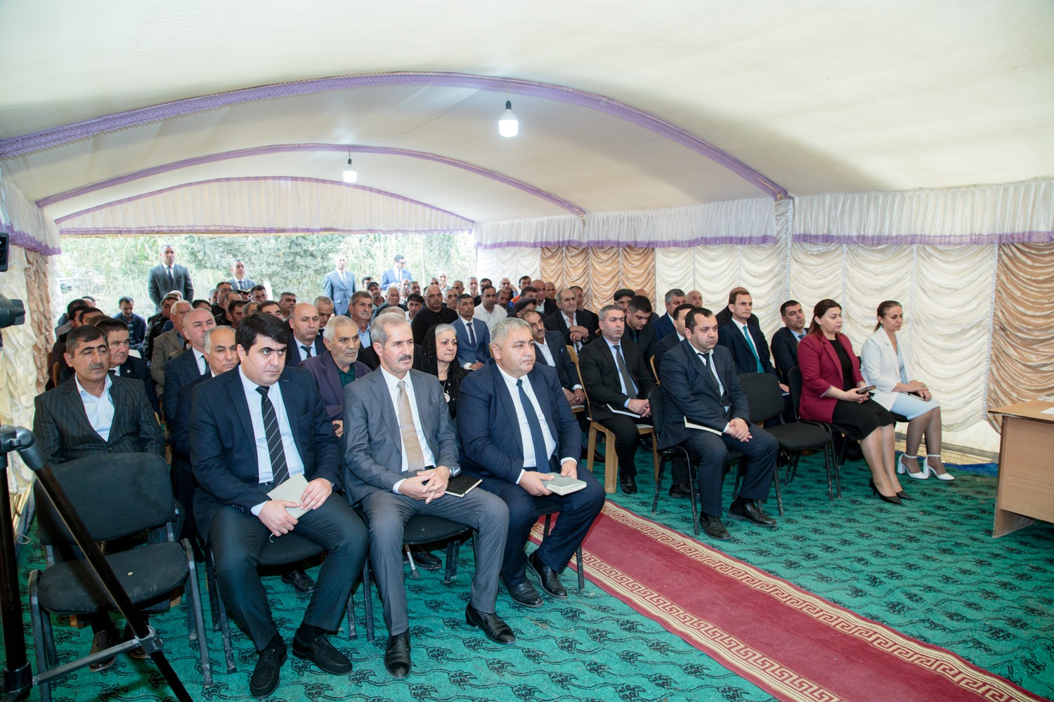 Rüstəm Xəlilov Varlı kəndində qəbul keçirdi - FOTO