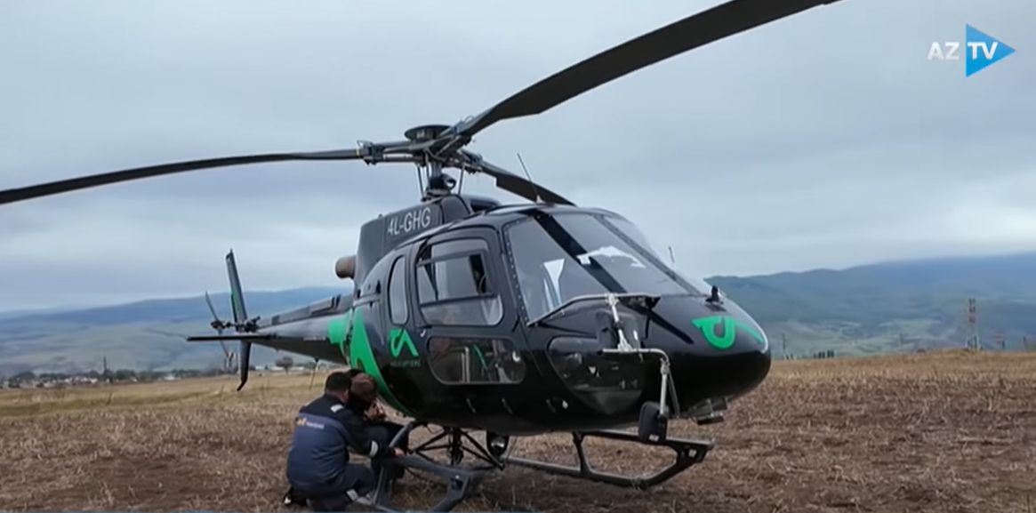 Azərbaycanda helikopterlər qızıl axtarır – VİDEO