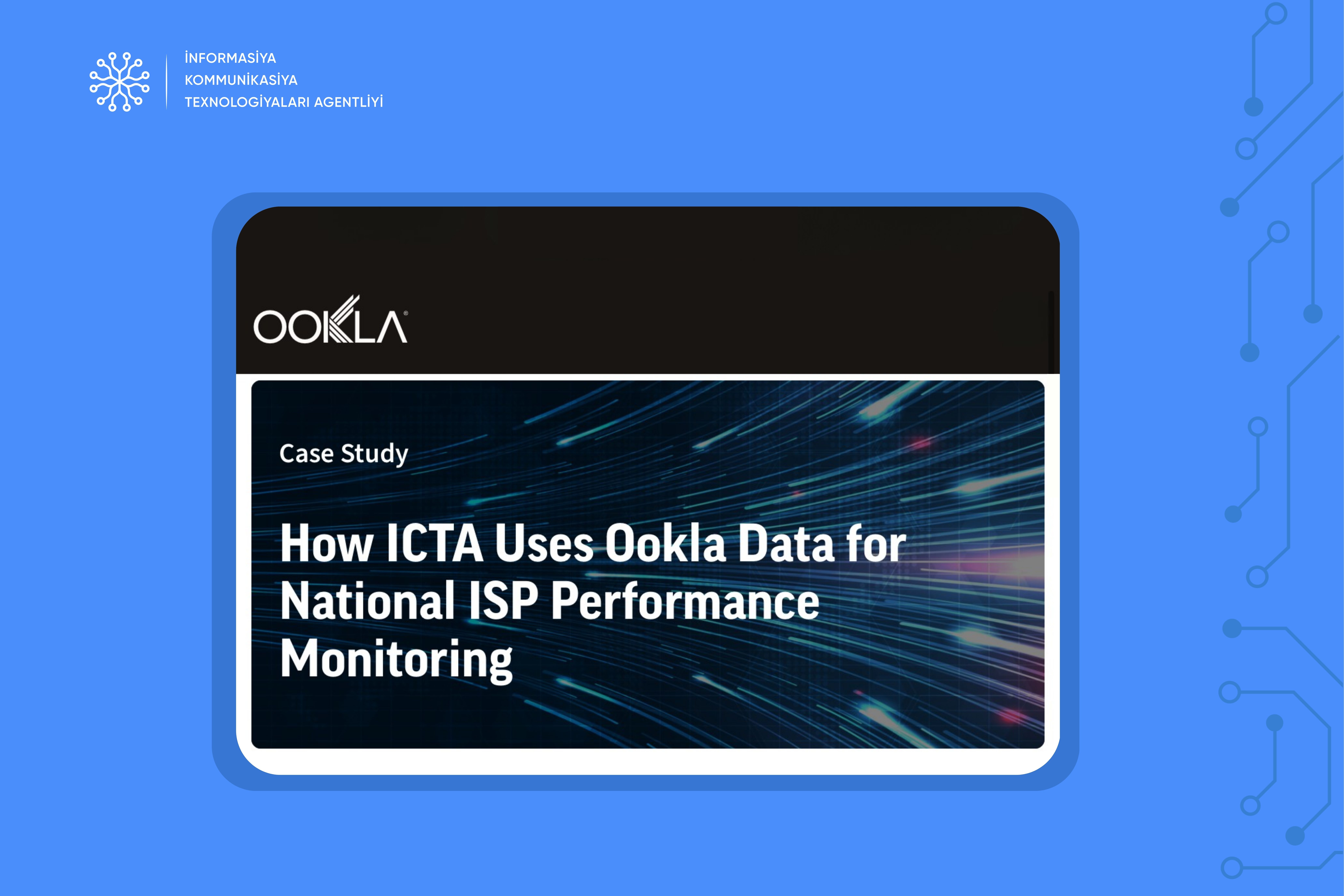 “Ookla”nın saytında İKTA-nın fəaliyyəti haqqında məqalə dərc olundu