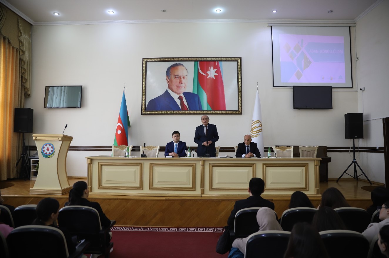 GDU tələbələri könüllülük fəaliyyəti haqqında maarifləndirildi