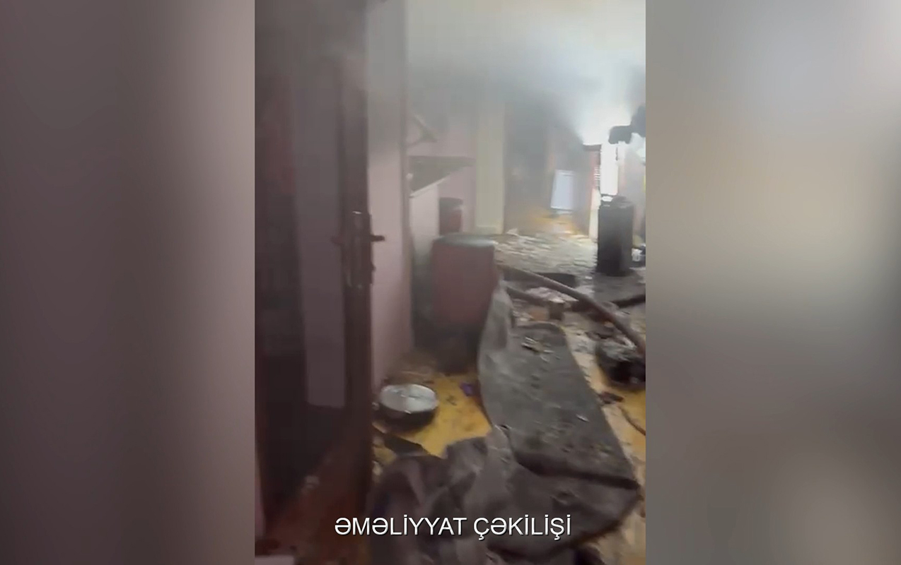 Zığda yanğın: 2 nəfər xəsarət aldı