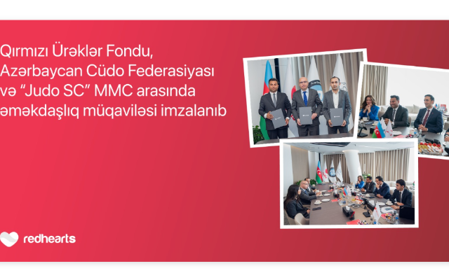 Qırmızı Ürəklər Fondu və Cüdo Federasiyası əməkdaşlığa başladı
