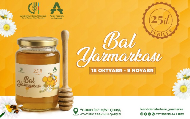 Bakıda bal yarmarkası keçiriləcək
