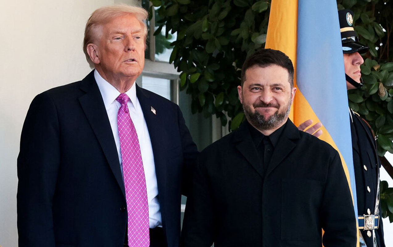 Trampla Zelenski arasında görüş başladı