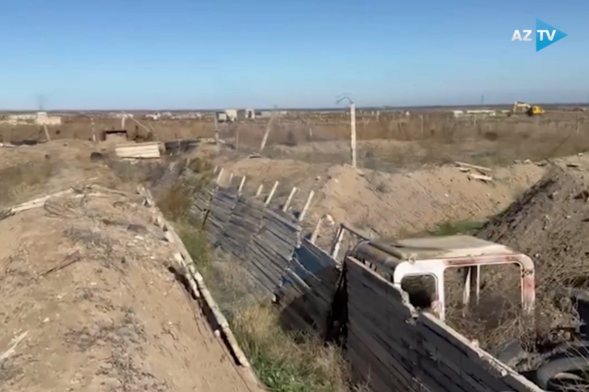Darmadağın olmuş "Ohanyan səddi"ndən GÖRÜNTÜLƏR
