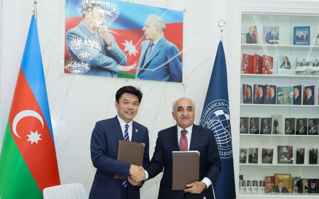 UNEC və Pekin Xarici Dillər Universiteti əməkdaşlığa başlayır - FOTOLAR