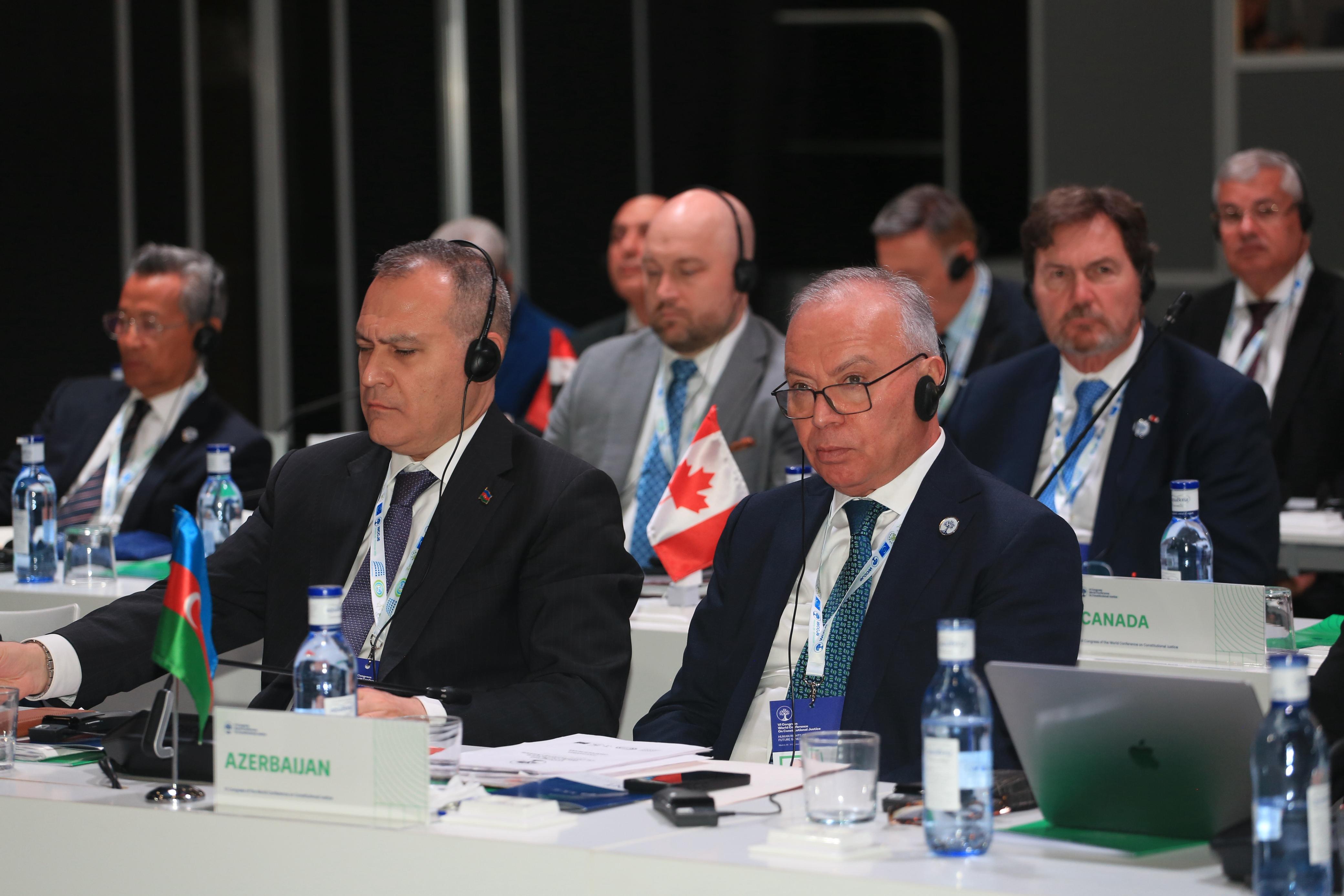 Konstitusiya Məhkəməsinin nümayəndə heyəti Madriddə - FOTOLAR