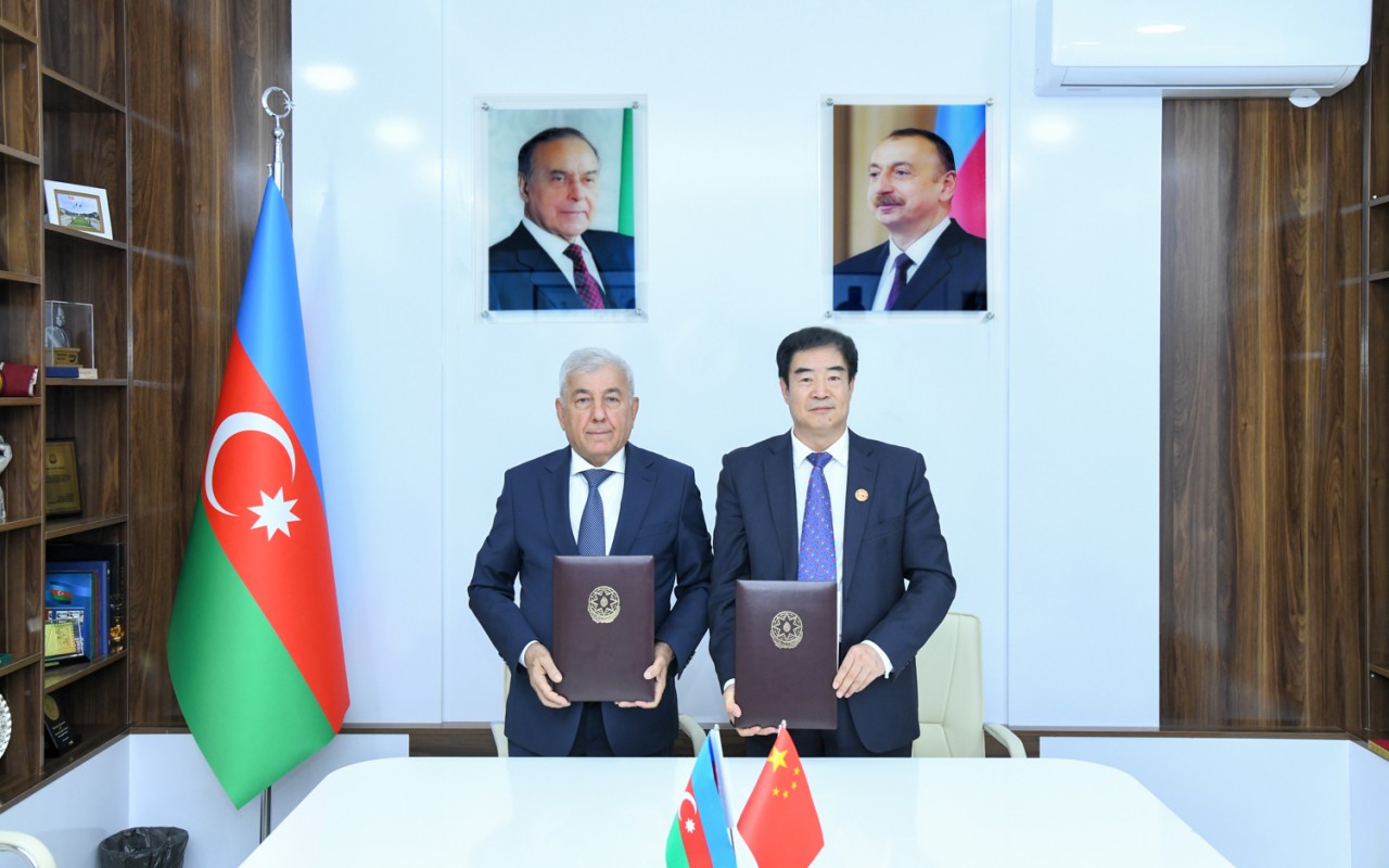 BMU ilə Çinin bu universiteti arasında memorandum imzalanıb - FOTOLAR