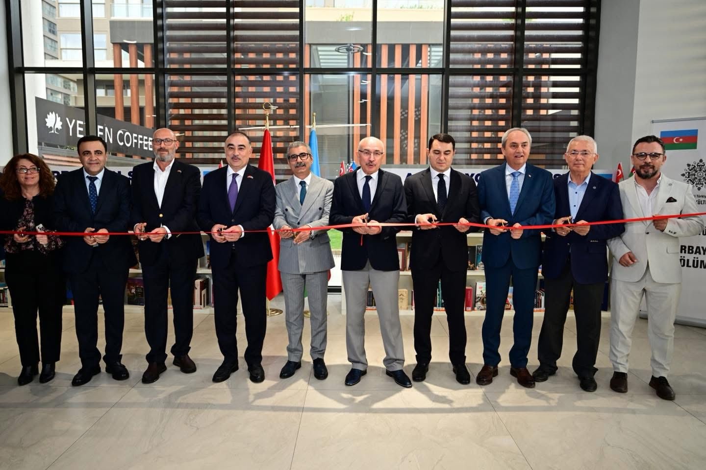 Antalya Kitabxanasında Azərbaycan Bölməsi açılıb - FOTOLAR