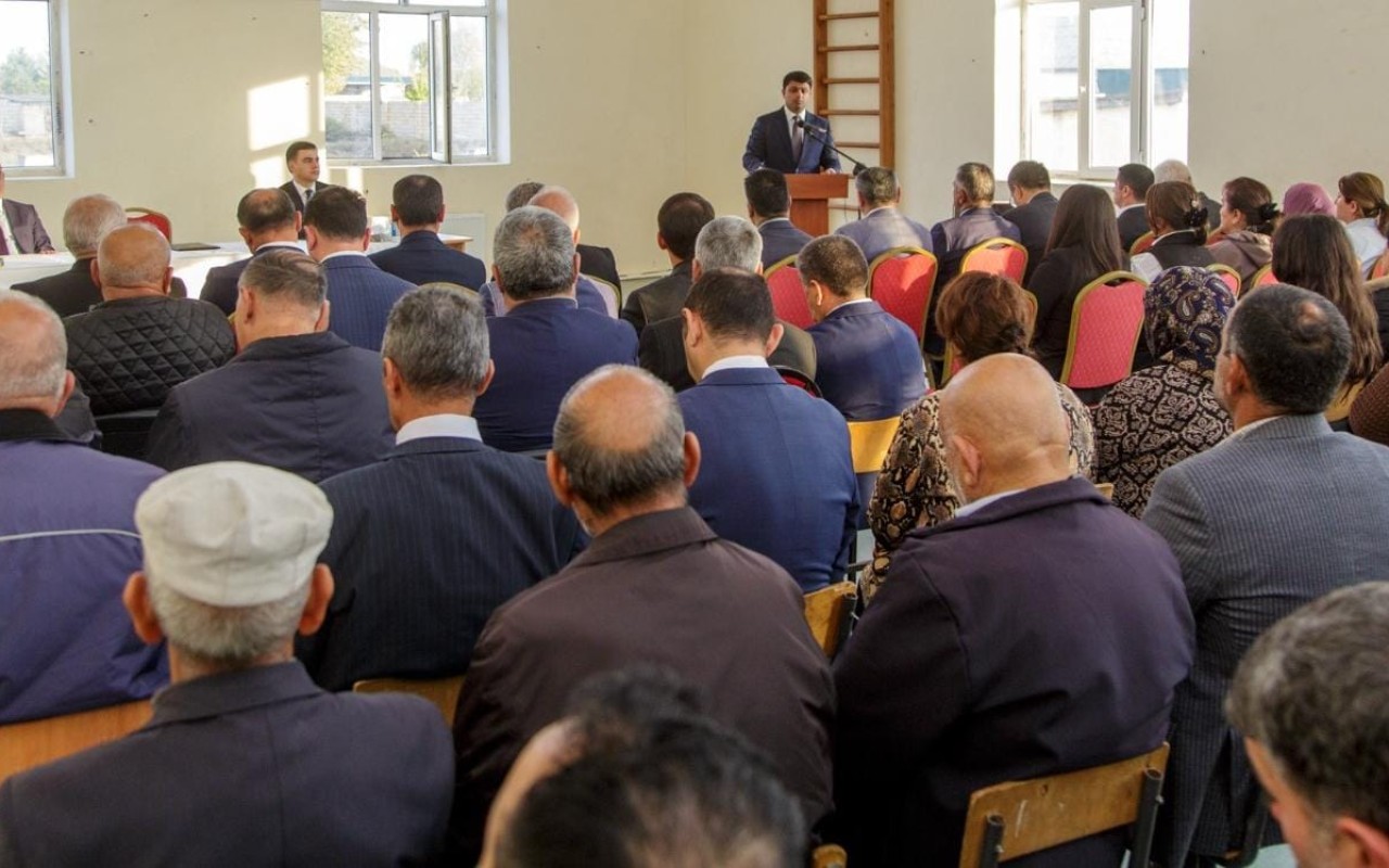 Neftçalanın icra başçısı səyyar görüş keçirib - FOTOLAR