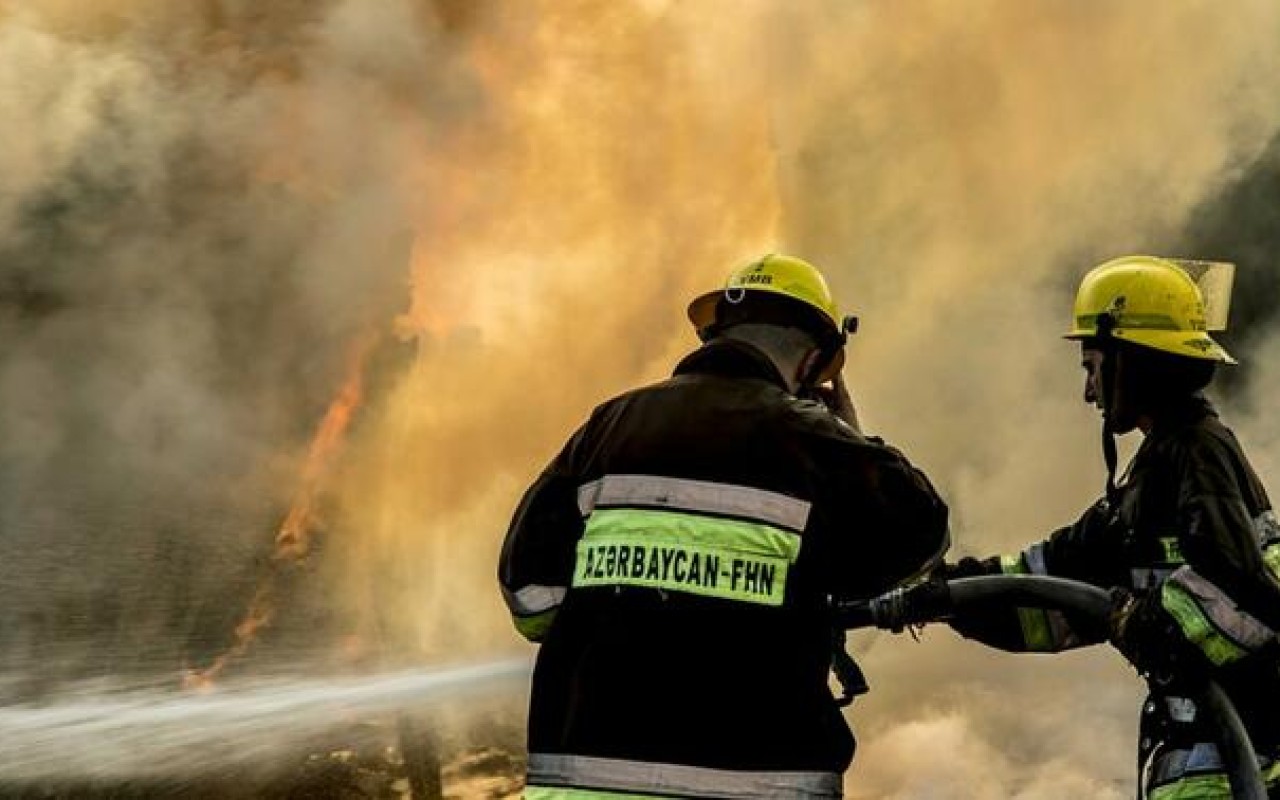 İmişlidə yanğın - 2 nəfər zəhərləndi