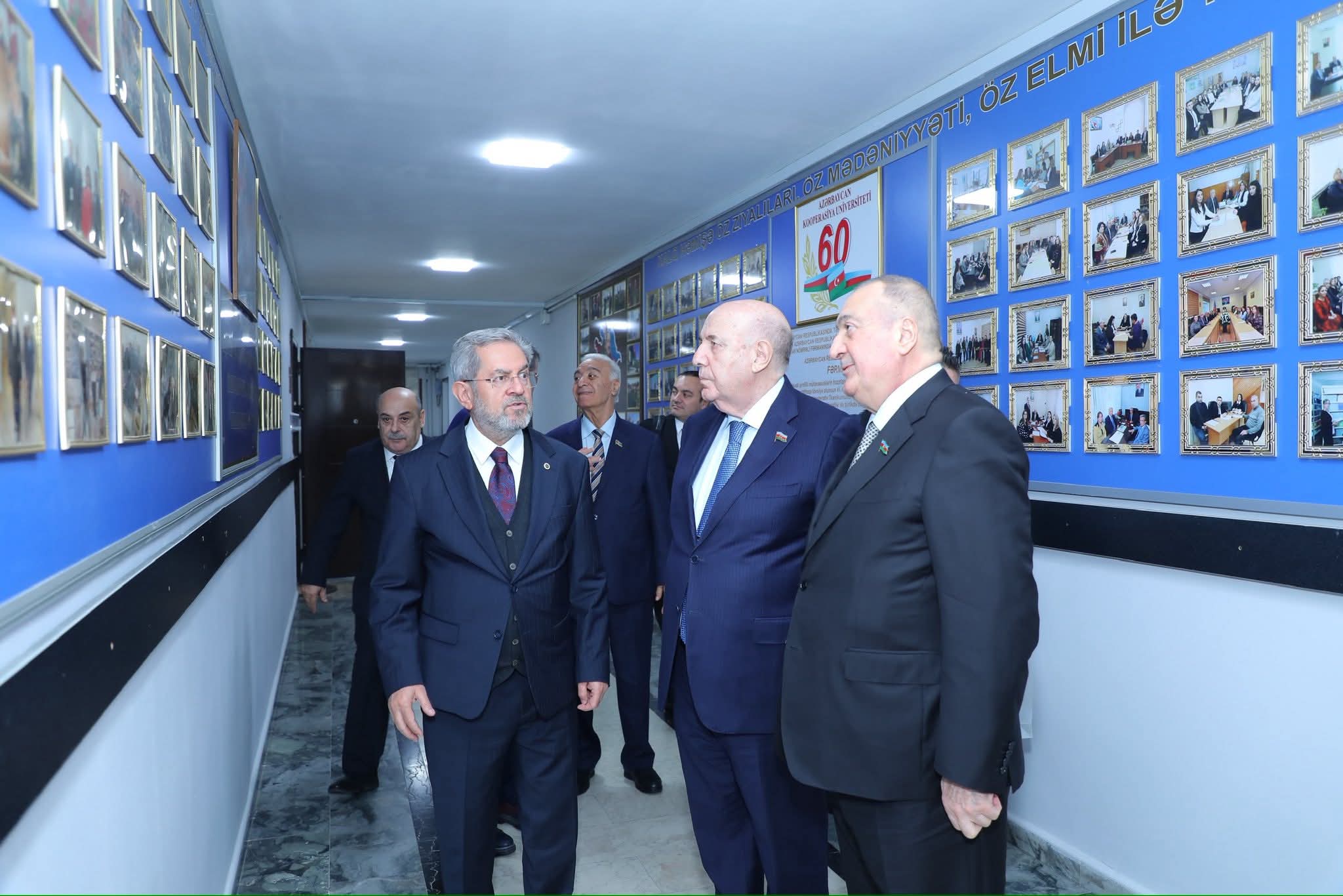 Ankara Universitetinin rektoru Kooperasiya Universitetində olub