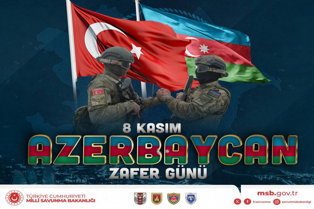 Türkiyə Milli Müdafiə Nazirliyindən Zəfər TƏBRİKİ