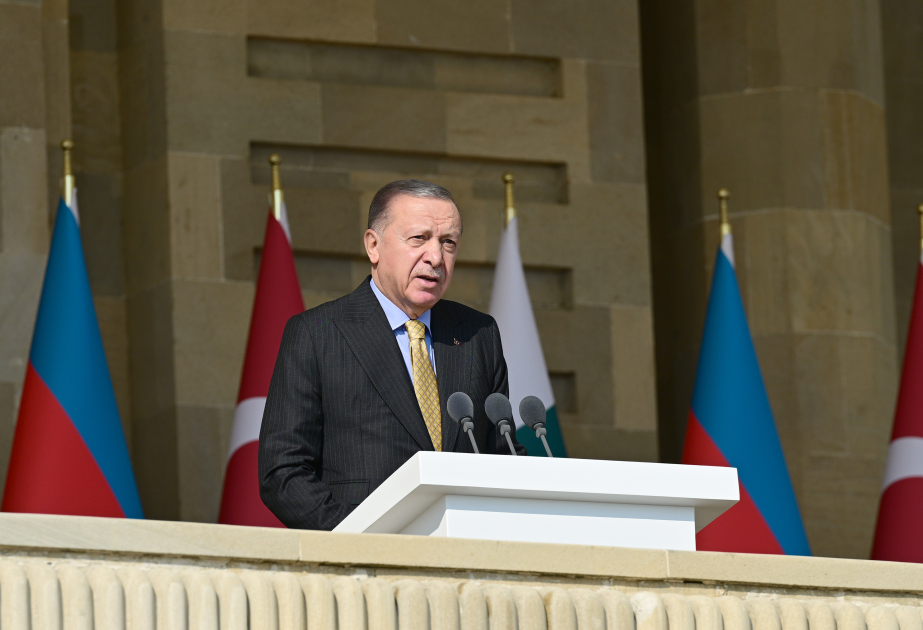 Axan hər damla qan ortaq tariximizə qızıl hərflərlə yazılmışdır - Ərdoğan 