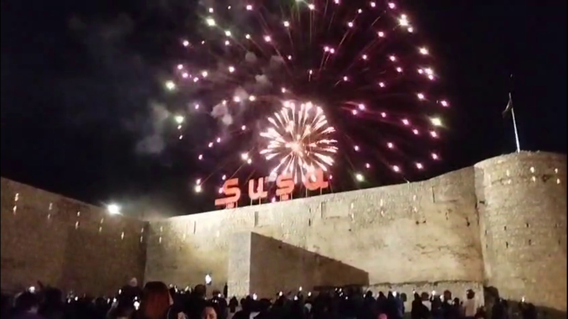 Şuşada möhtəşəm atəşfəşanlıq - FOTO