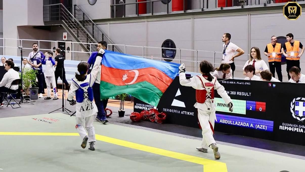 Taekvondoçularımız Afinanı silkələdilər