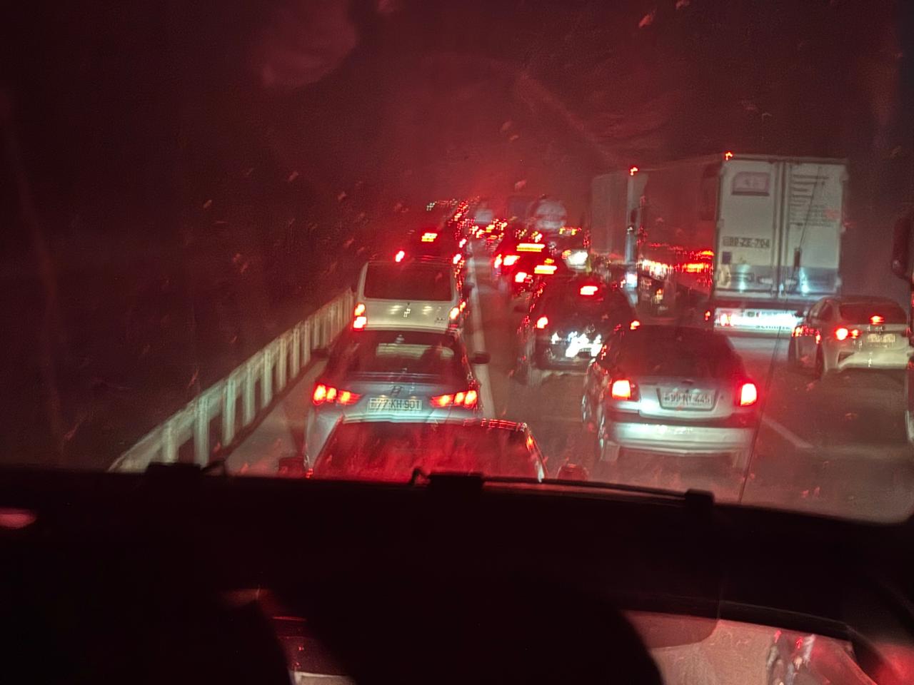 Bakı-Qazax yolundakı sıxlıq aradan qaldırılıb