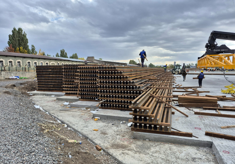 Qarsdan Naxçıvana dəmir yolu tikilir - GÖRÜNTÜ