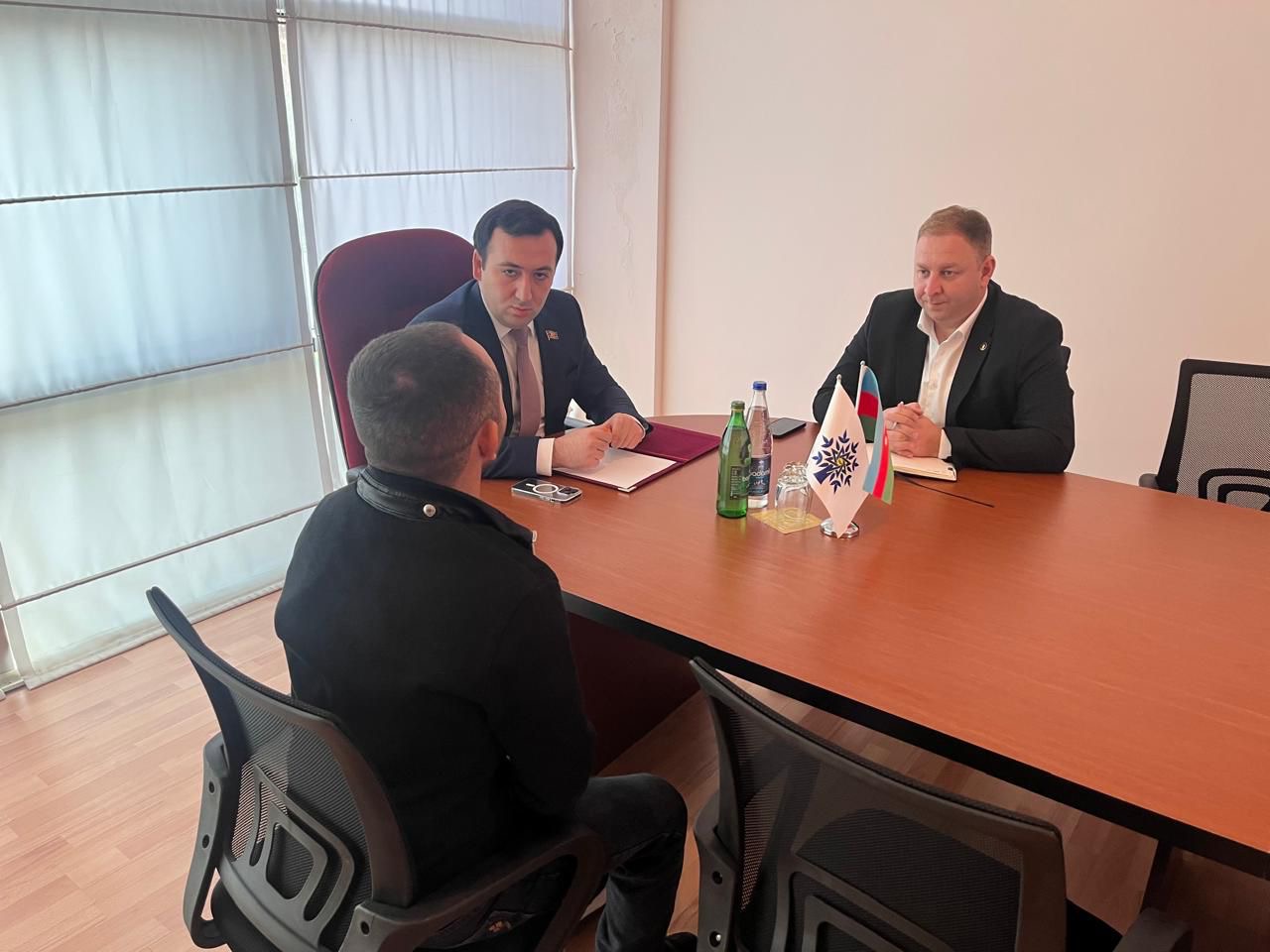 Mahir Süleymanlı Şabranda vətəndaşları qəbul edib