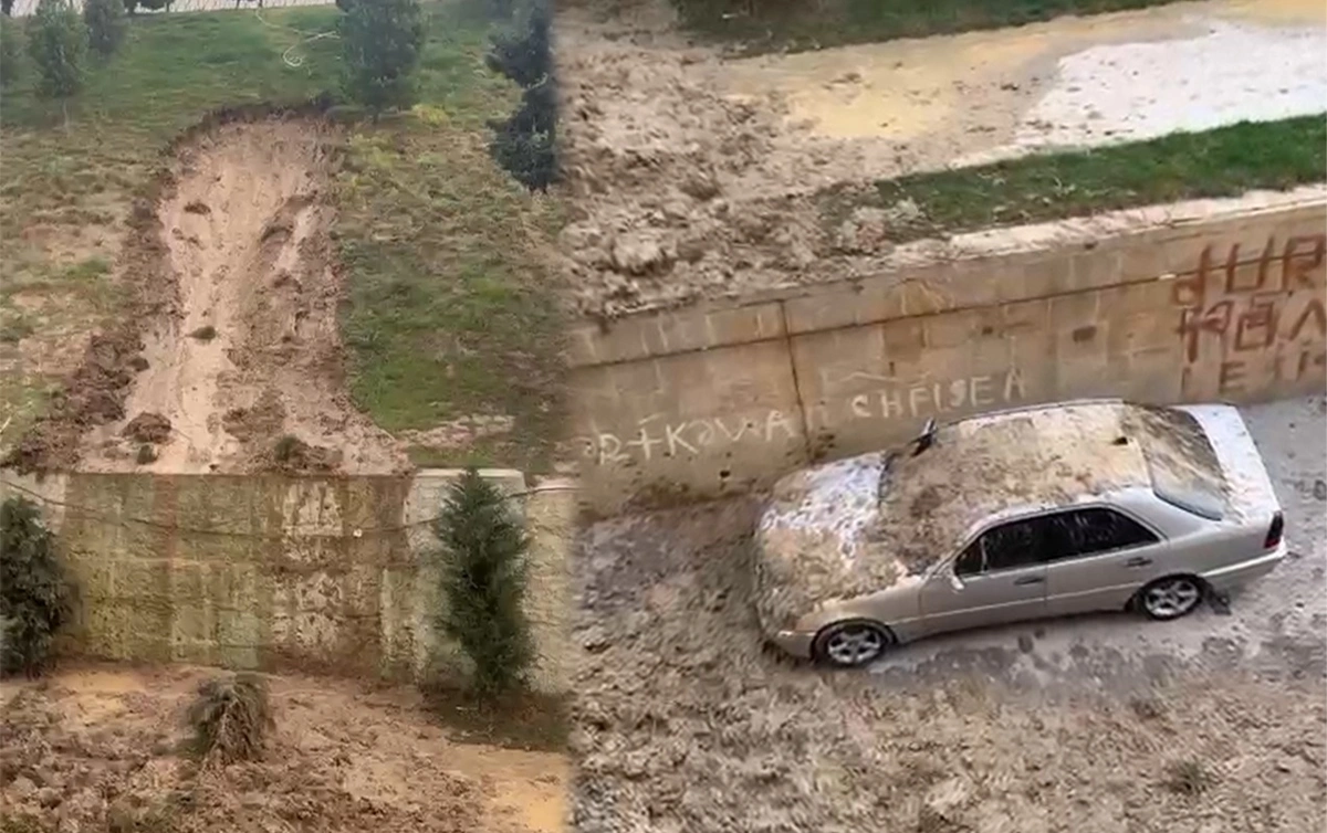 Bakıda torpaq sürüşməsi - YENİLƏNİB