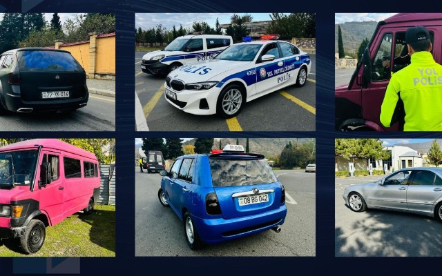 Avtoxuliqanlıq edən və narkotikin təsirində olan sürücülər saxlanıldı