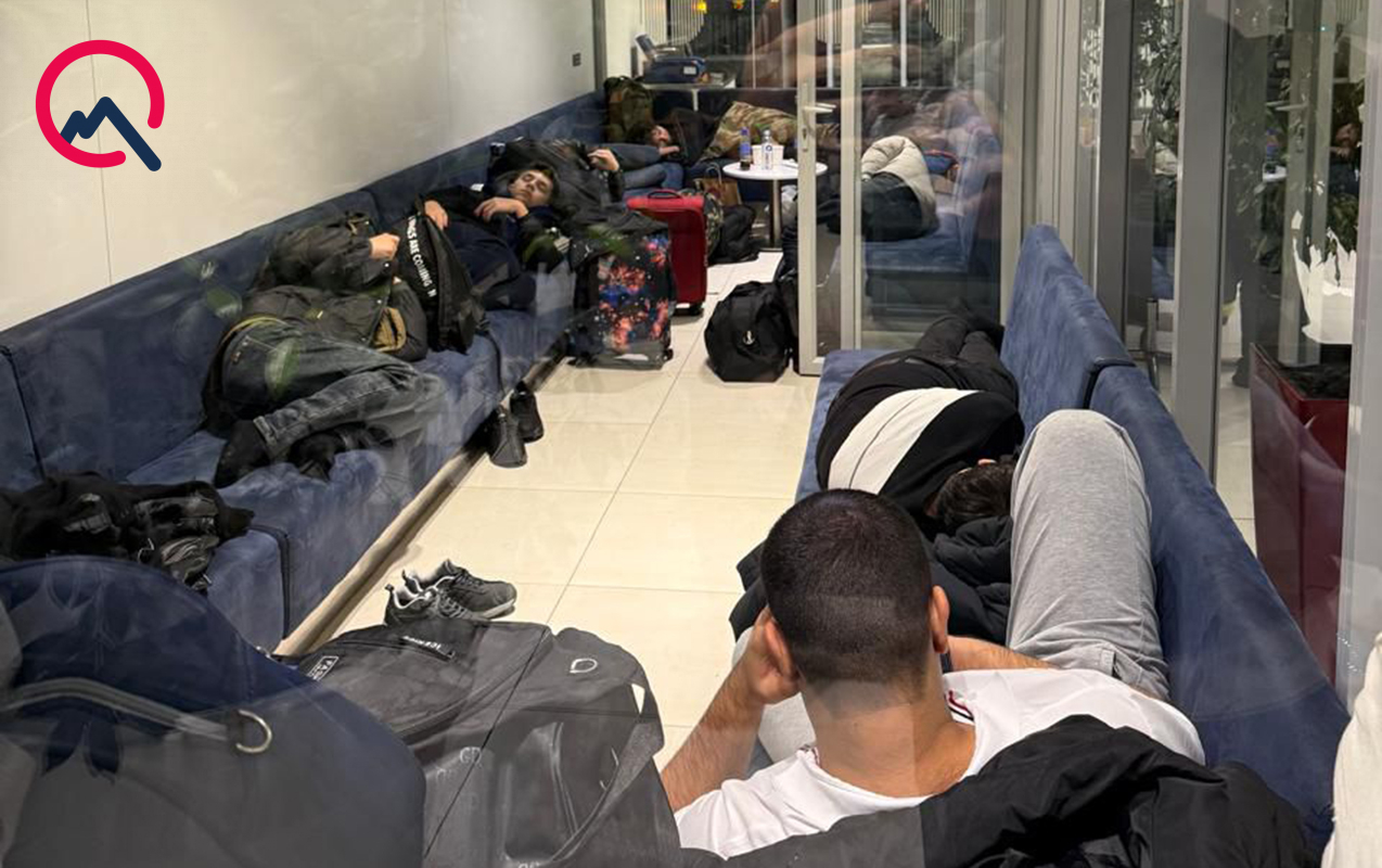30-dan çox azərbaycanlı tələbə Moldova aeroportunda saxlanıldı - GÖRÜNTÜLƏR