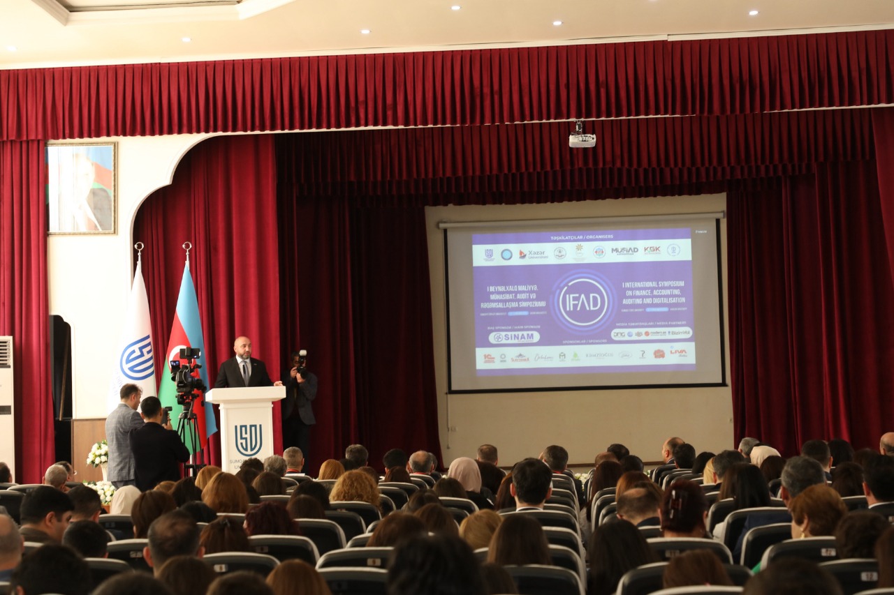 I Beynəlxalq Maliyyə, Mühasibat, Audit və Rəqəmsallaşma Simpoziumu keçirilib - FOTO