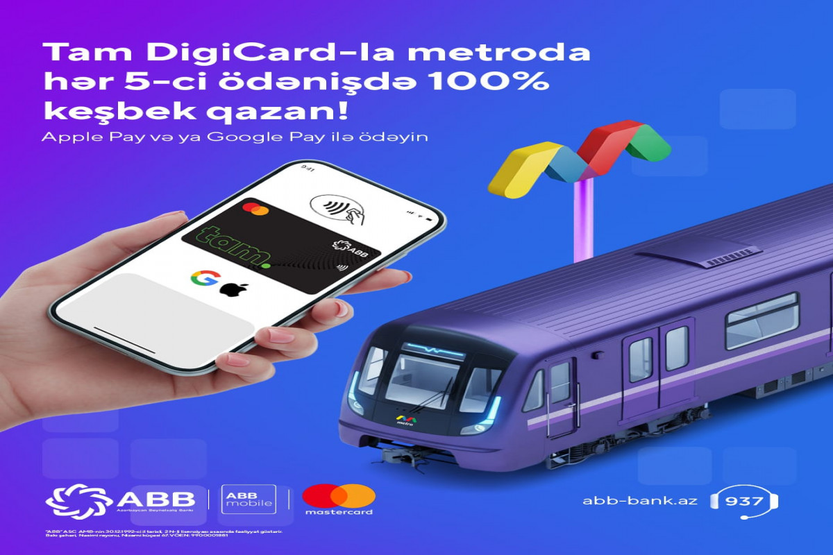 ABB-dən metro istifadəçilərinə xüsusi fürsət!