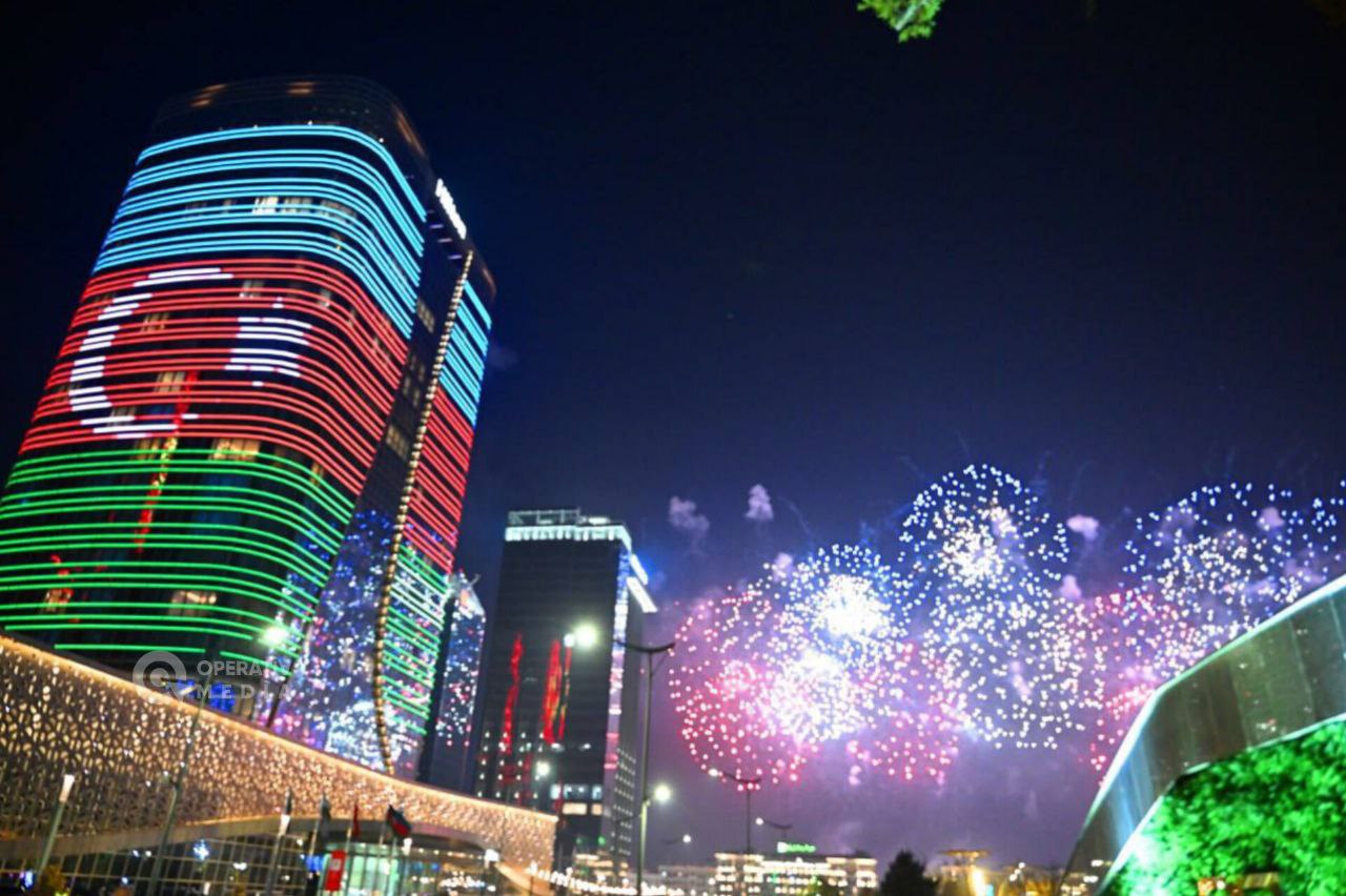 Daşkənd Azərbaycan bayrağına büründü