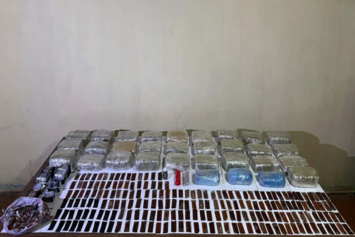 PUA ilə 33 kiloqramdan çox narkotikin ölkəmizə keçirilməsinin qarşısı alındı