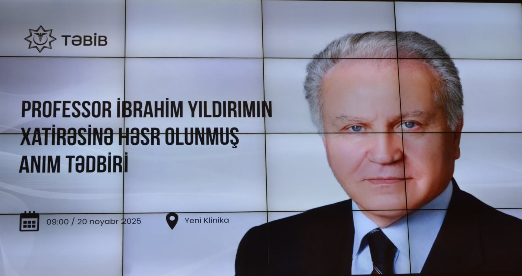 Professor İbrahim Yıldırımın xatirəsi anıldı