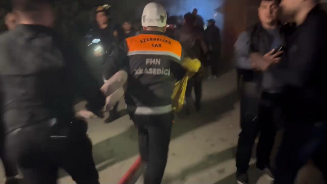 Yasamalda dəhşətli yanğın - 3 nəfər ÖLDÜ