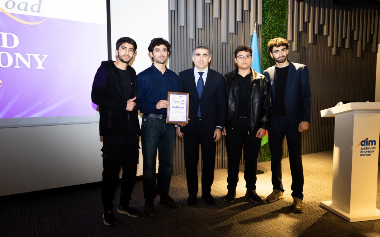 BMU tələbələrinin startap layihəsi 3-cü yerin qalibi olub - FOTO