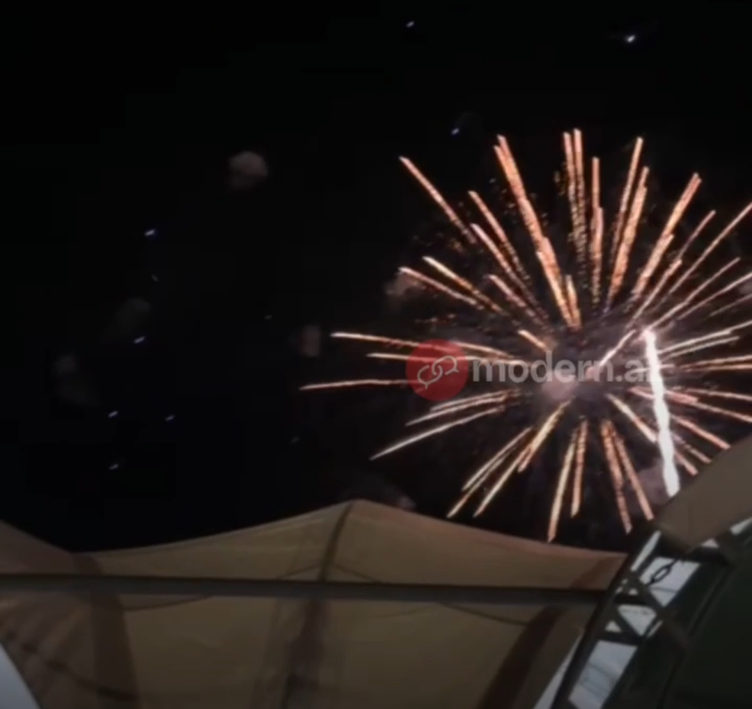 Kəlbəcərdə atəşfəşanlıq - VİDEO