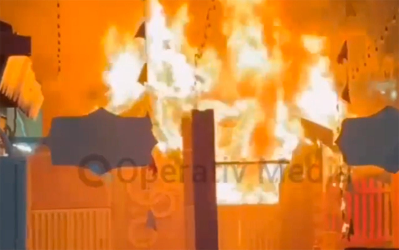 “Soyuq əllər, isti ürək”də yanğın çıxdı - GÖRÜNTÜLƏR