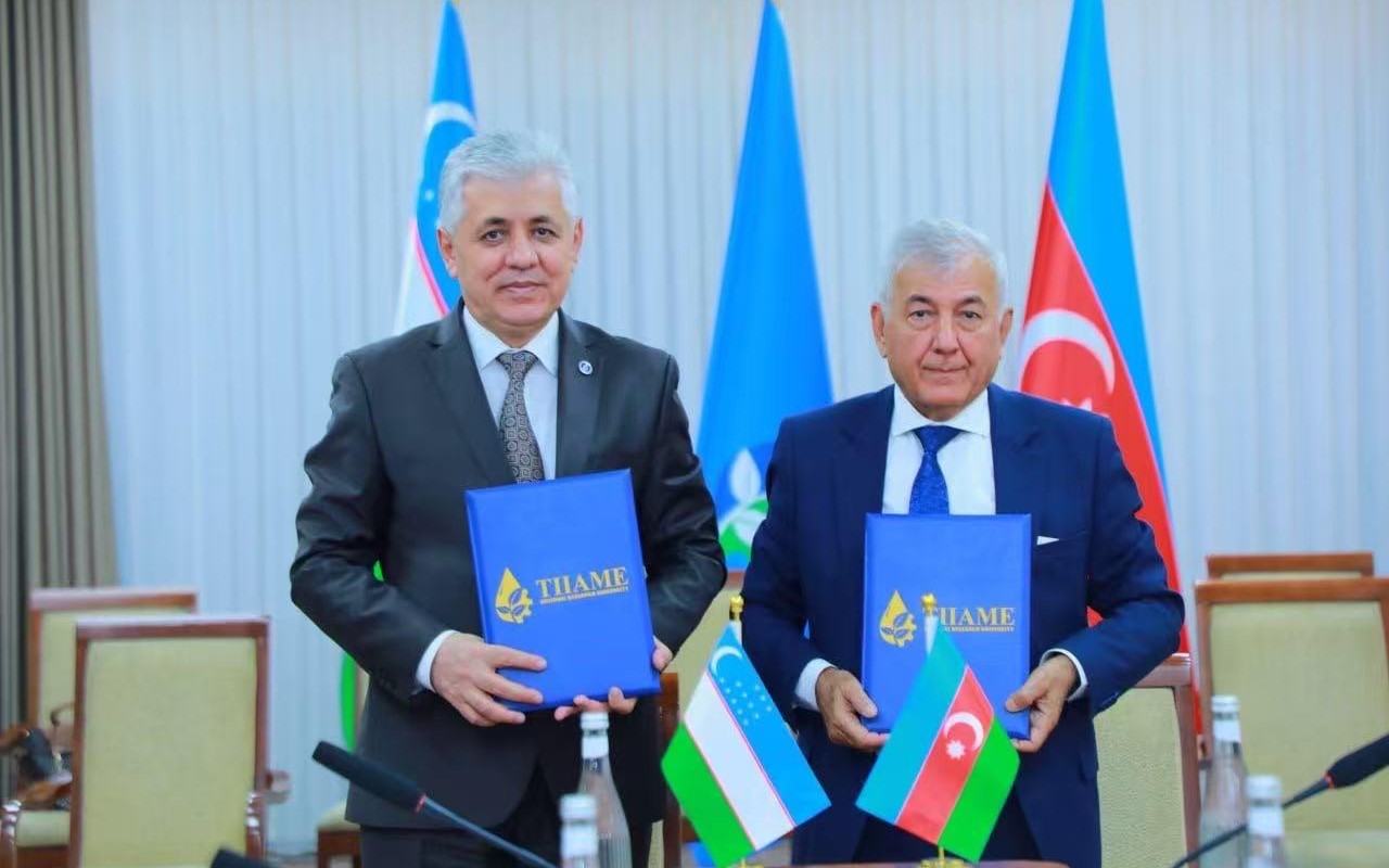 Daşkənddə BMU ilə TIIAME arasında memorandum imzalanıb - FOTO