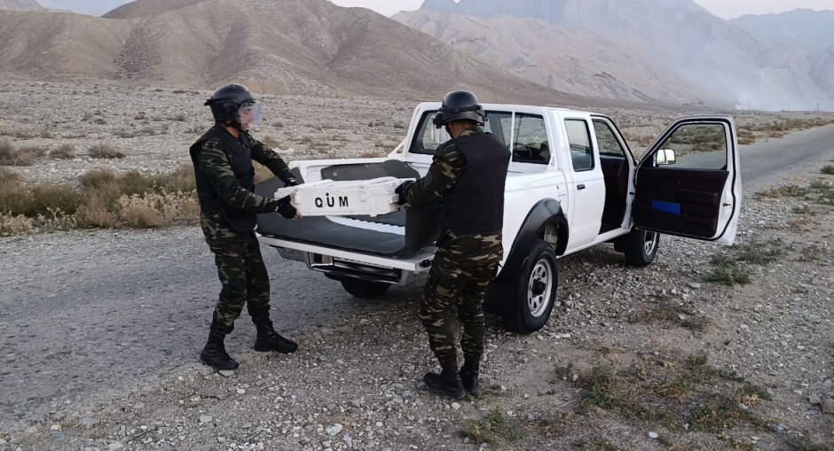 Naxçıvanda əl qumbarası və top mərmisi tapıldı - VİDEO