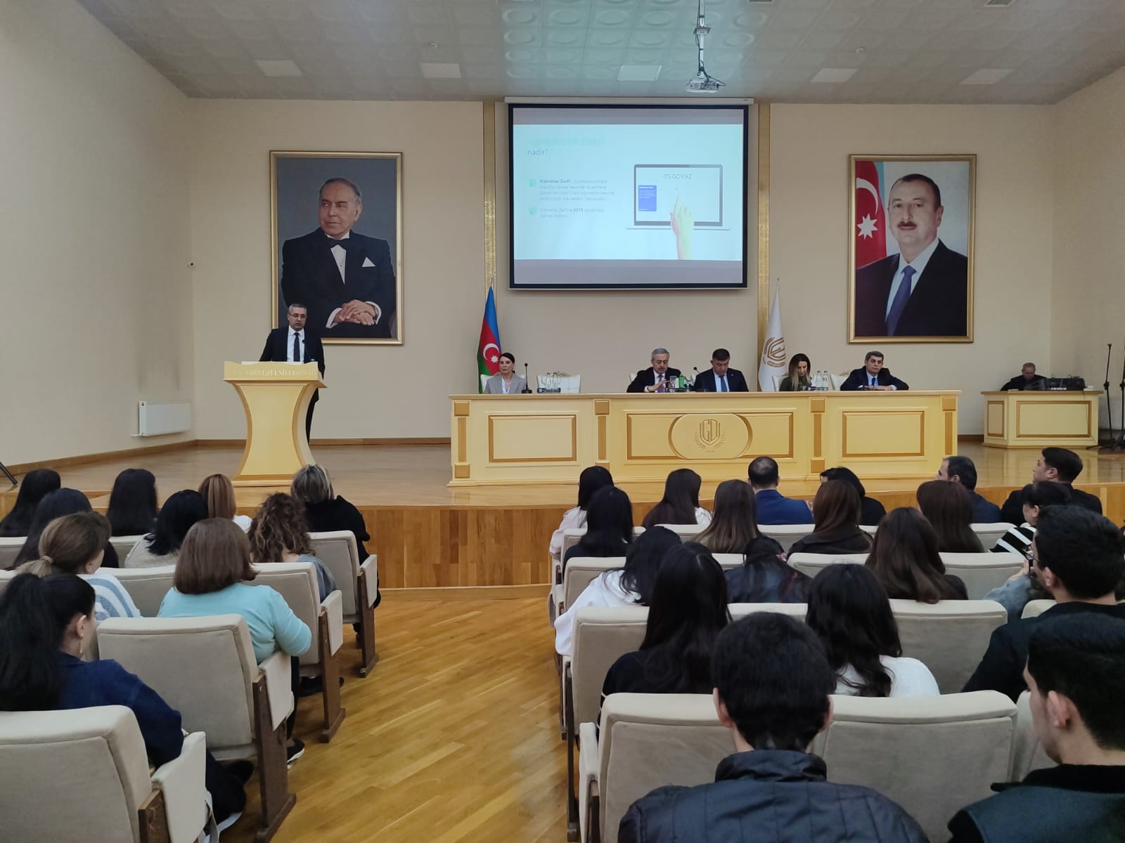 Gəncə Dövlət Universitetində tələbələr maarifləndirilib - FOTO