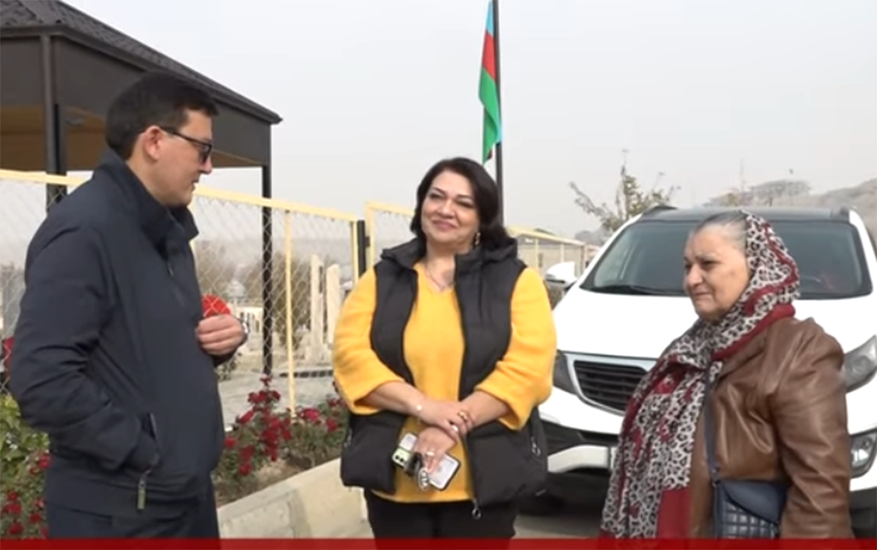 Naxçıvana gələn özbək deputat qohumlarını tapdı - GÖRÜNTÜ